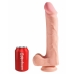 Realistyczne dildo Pipedream - King Cock Plastikowy Naturalny