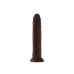 Dildo realist Shaft MAHOGANY Silicon