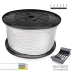 Cable Eléctrico Manguera Sediles Blanco 3 x 1 mm 200 m h05vvh2-f