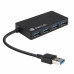 4-Port USB Hub NGS 244305 Melns