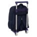 School Rucksack with Wheels Real Madrid C.F. 2nd Kit 24/25 Navy Blue 27 x 33 x 10 cm