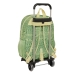 Schoolrugzak met Wielen Mufasa Groen Beige 33 x 42 x 14 cm