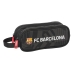 Divkāršs futrālis F.C. Barcelona Black Melns 21 x 8 x 6 cm