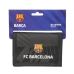 Carteira F.C. Barcelona Black Preto 12,5 x 9,5 x 1 cm