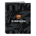 Φάκελος δακτυλίου F.C. Barcelona Black Μαύρο A4 26.5 x 33 x 4 cm