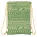 Zainetto con Cordini Mufasa Verde Beige 26 x 34 x 1 cm