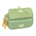 Portaoggetti Triplo Mufasa Verde Beige 21,5 x 10 x 8 cm