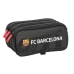 Penar triplu F.C. Barcelona Black Negru 21,5 x 10 x 8 cm