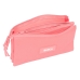 Trousse Fourre-Tout Triple F.C. Barcelona Corail 22 x 12 x 3 cm