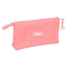 Trousse Fourre-Tout Triple F.C. Barcelona Corail 22 x 12 x 3 cm