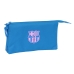 Portatodo Triple F.C. Barcelona Azul 22 x 12 x 3 cm