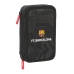 Dobbelt pennal F.C. Barcelona Black Svart 12.5 x 19.5 x 4 cm 29 Deler