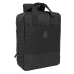 Laptop Backpack Real Madrid C.F. Premium Black 29 x 39 x 11 cm 13,3