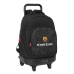 Schoolrugzak met Wielen F.C. Barcelona Black Zwart 33 x 45 x 22 cm