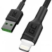 Lightning Cable Green Cell KABGC05 Black 1,2 m