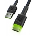 USB-кабель Green Cell KABGC13 Чёрный Зеленый 2 m