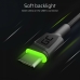 Cablu USB Green Cell KABGC13 Negru Verde 2 m