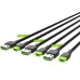 Cavo USB Green Cell KABGCSET03 Nero 2 m