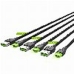 Cavo USB Green Cell KABGCSET03 Nero 2 m