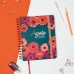 Agenda Finocam Talkual Quarto 15,5 x 21,7 cm 2025 Kvety