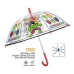 Guarda-Chuva The Avengers Perletti Transparente Fibra de Vidro 74 cm Infantil