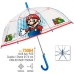 Paraply Super Mario Perletti Gennemsigtig Glasfiber 74 cm Børns