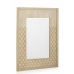 Espejo Colgante Alexandra House Living Marfil 78 x 101 x 3 cm