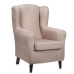 Armchair Sade Beige Pine 65 x 101 x 75 cm