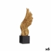 Figura Decorativa Asas Preto Dourado 8 x 33,5 x 13,5 cm (6 Unidades)