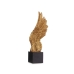 Figura Decorativa Asas Preto Dourado 8 x 33,5 x 13,5 cm (6 Unidades)