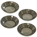 Set de boluri Alexandra House Living 09612 Alb Ceramică 8,3 X 2,5 cm (4 Unități)