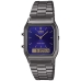 Horloge Heren Casio AQ-230EGG-2AEF Zwart Zilverkleurig