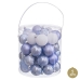 Kerstballen Blauw Plastic Ø 5 cm (40 Stuks)