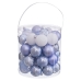 Kerstballen Blauw Plastic Ø 5 cm (40 Stuks)