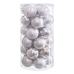 Kerstballen Zilverkleurig Plastic Ø 6 cm (30 Stuks)