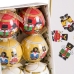 Bolas de Natal Multicolor Polyfoam Soldado Ø 7,5 cm (6 Unidades)