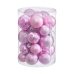 Kerstballen Roze Plastic (27 Stuks)