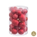 Kerstballen Rood Plastic (27 Stuks)