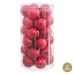 Bolas de Navidad Rojo Plástico Ø 6 cm (30 unidades)