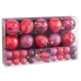 Kerstballen Rood Plastic (50 Stuks)