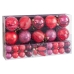 Kerstballen Rood Plastic (50 Stuks)