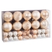 Christmas Baubles Golden Plastic (50 Units)