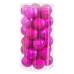 Boules de Noël Fuchsia Plastique Ø 6 cm (30 Unités)