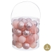 Christmas Baubles Pink Plastic Ø 5 cm (40 Units)