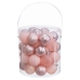 Kerstballen Roze Plastic Ø 5 cm (40 Stuks)