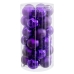 Christmas Baubles Lilac Plastic Ø 6 cm (30 Units)