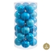 Christmas Baubles Blue Plastic Ø 6 cm (30 Units)