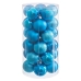 Kerstballen Blauw Plastic Ø 6 cm (30 Stuks)