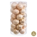 Kerstballen Gouden Plastic Ø 6 cm (30 Stuks)