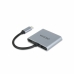 Hub USB Dicota D32063 100 W Zilverkleurig